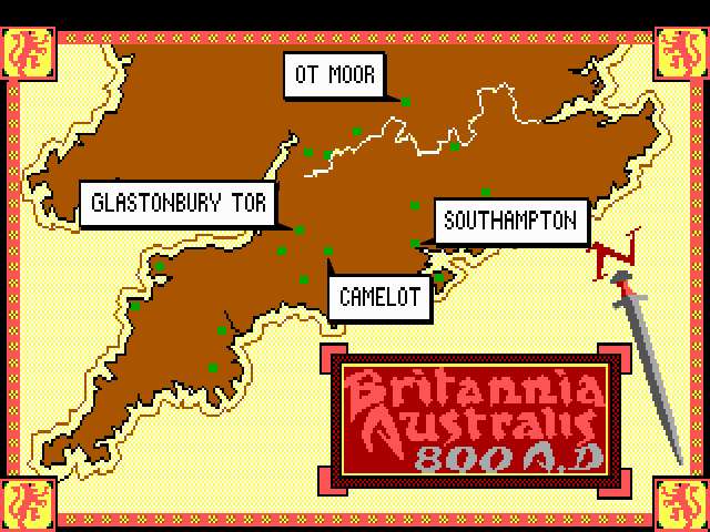 Map of Britanna Australis